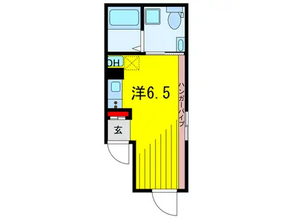 BESTA金町(ワンルーム/3階)の間取り写真