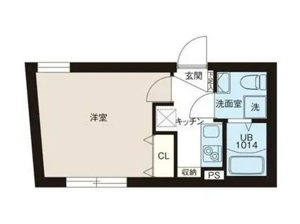 レピュア北池袋駅前レジデンス(1K/4階)の間取り写真