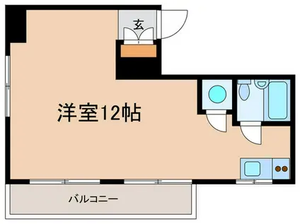 サンパティオ高田馬場(ワンルーム/5階)の間取り写真