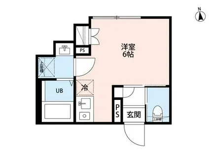 ROBOT HOME 八広(ワンルーム/3階)の間取り写真