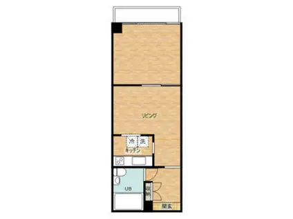 ライオンズマンション久屋公園(1LDK/3階)の間取り写真