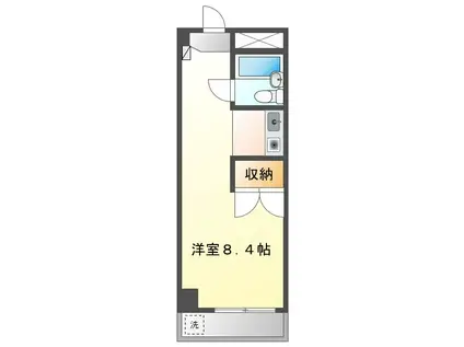 第5東洋ビル(ワンルーム/3階)の間取り写真