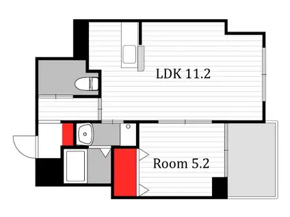 ブリエ ロッシュ(1LDK/4階)の間取り写真