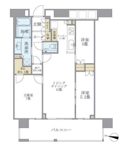 SKYZ TOWER&GARDEN(3LDK/20階)の間取り写真