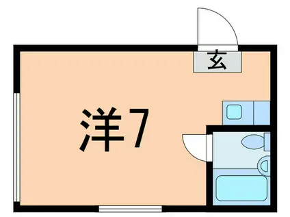 ウィナ-ズスズキ(ワンルーム/1階)の間取り写真