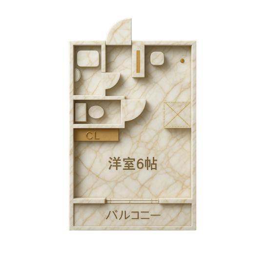 S-MODENARYUO(1DK/1階)の間取り写真