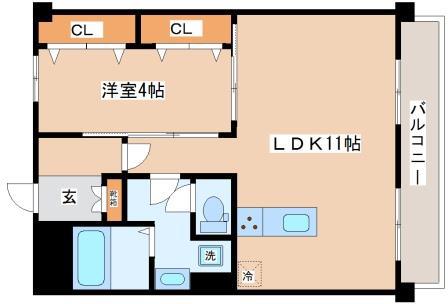 シーライフ垂水(1LDK/3階)の間取り写真