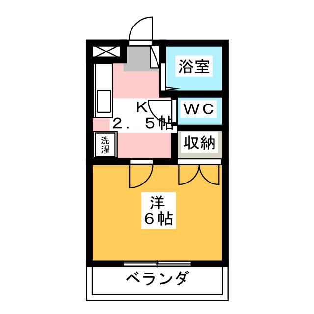フレーズNODA(1K/3階)の間取り写真