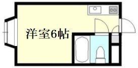 グランドハイツ平野西(ワンルーム/2階)の間取り写真