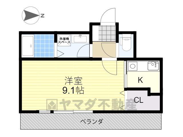 MRR宇都宮(1K/10階)の間取り写真