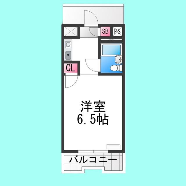ドリームハイツ(1K/3階)の間取り写真