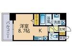 ブレス学研都市(ワンルーム/5階)の間取り写真