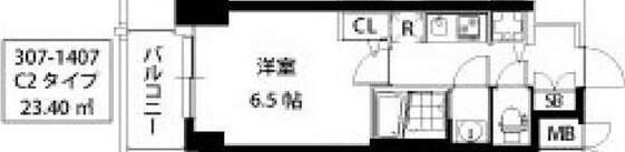 S-RESIDENCE江坂(1K/11階)の間取り写真