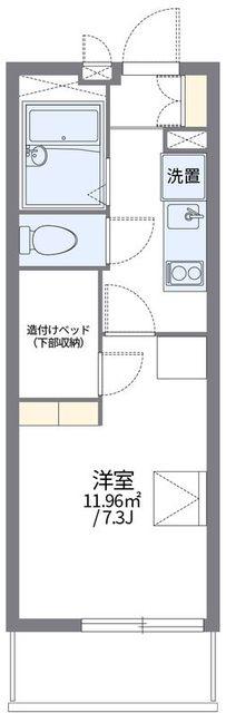 レオパレスメゾン エスポワール(1K/3階)の間取り写真
