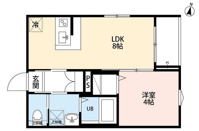 ROBOT HOME 与野本町(1LDK/2階)の間取り写真