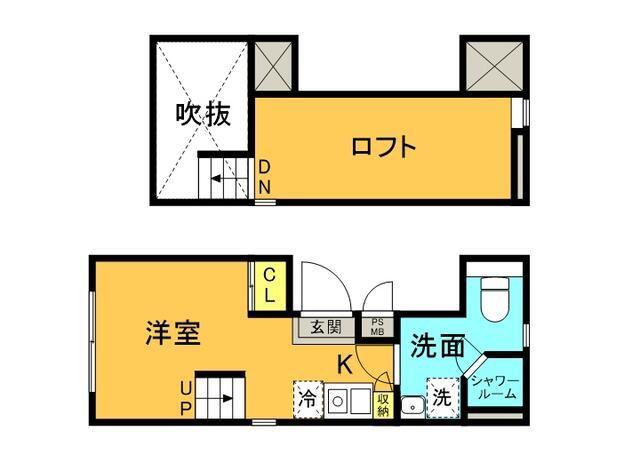 レイアス神田神保町(ワンルーム/5階)の間取り写真