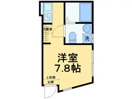 足立区関原2丁目計画(ワンルーム/1階)の間取り写真
