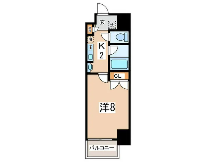 ミラダリッジ 12階階 間取り