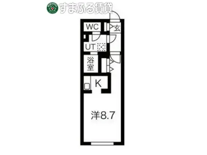 G VIVRE 岡崎駅前(1K/4階)の間取り写真