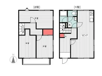 山王カーサグランデ(3LDK/1階)の間取り写真