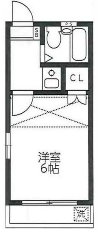 パインハイツII 2階階 間取り