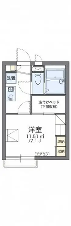 レオパレスショールマーシュ 2階階 間取り