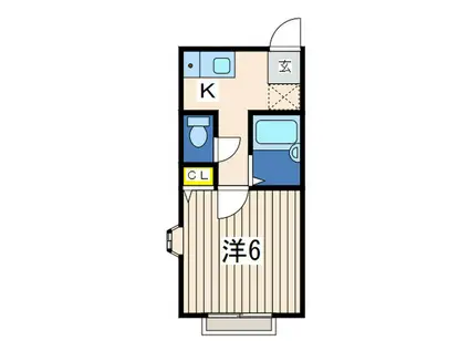 グランドメゾン本郷台(1K/2階)の間取り写真