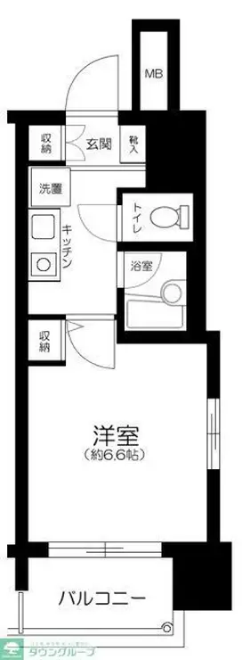 サンクレイドル・レヴィール池袋 7階階 間取り