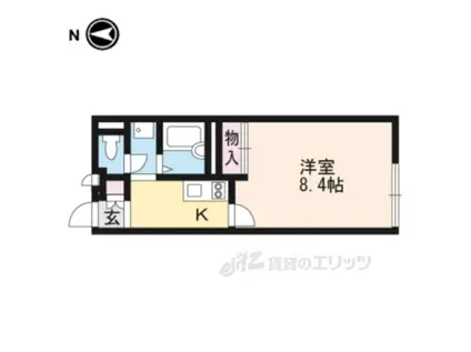 レオネクストココペリ(1K/2階)の間取り写真