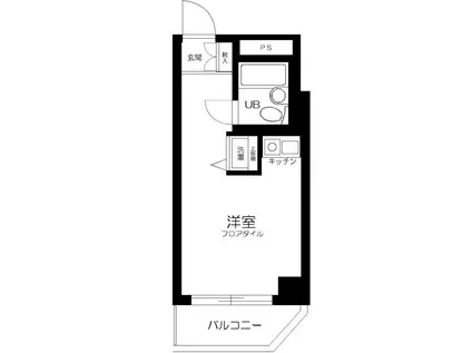 フレックス巣鴨(ワンルーム/4階)の間取り写真