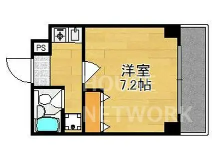 アーバンボート210(1K/4階)の間取り写真