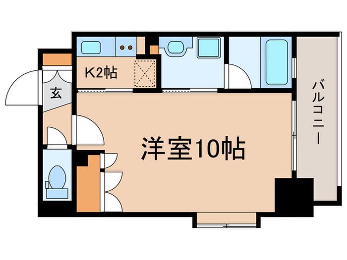 リリエンベルグ目白壱番館(1K/3階)の間取り写真