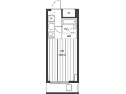 エスケイケイビル(1K/3階)の間取り写真