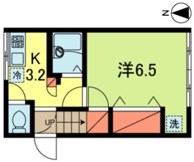 第一堀内荘(1K/1階)の間取り写真