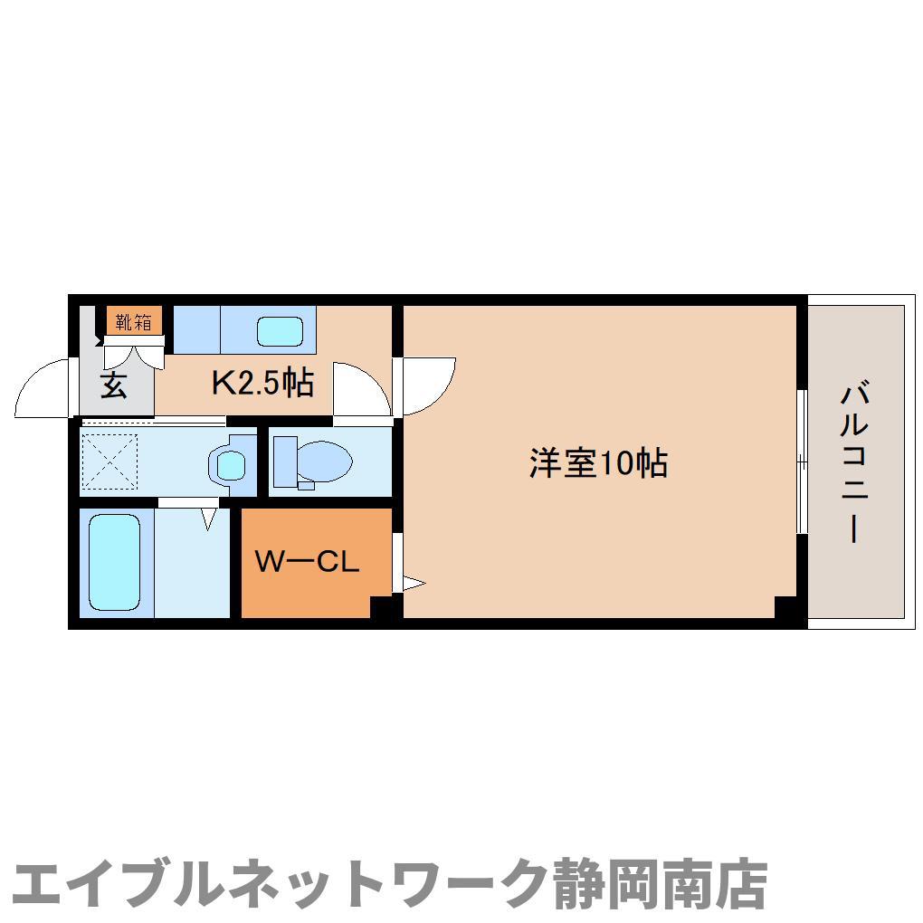 コミュニティーハウス(1K/2階)の間取り写真