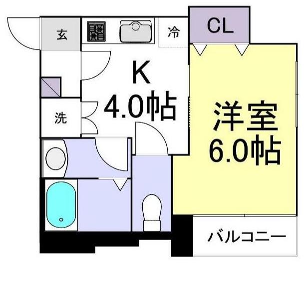 代田サンライズマンション(1K/3階)の間取り写真