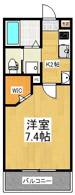 アイ・クラシア(1K/1階)の間取り写真