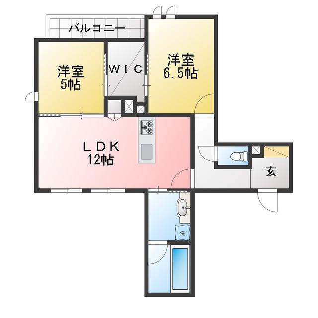 LS PLUS 豊玉中(2LDK/3階)の間取り写真