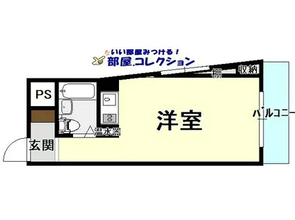 プランドールMK小倉(1K/7階)の間取り写真