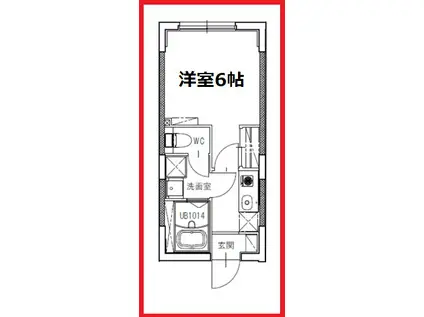 レピュア東日暮里レジデンス(1K/5階)の間取り写真