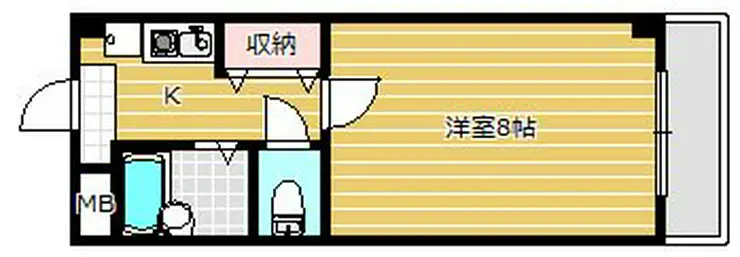 ソアールエノモト 1階階 間取り