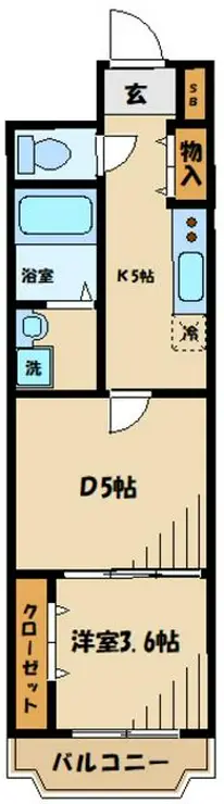 コージーハラ 4階階 間取り