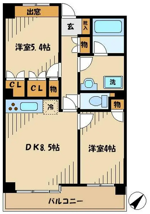 ステラメゾン武蔵小山 2階階 間取り