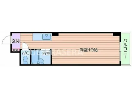 サンウイング南森町(ワンルーム/4階)の間取り写真