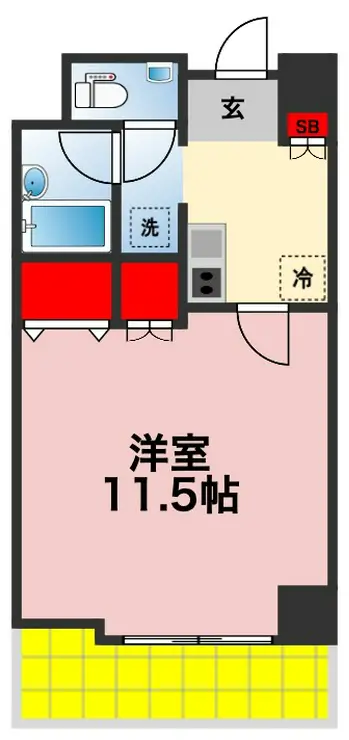 ステーションサイドなかむら 5階階 間取り