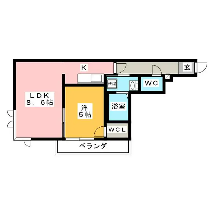 グラシアス城山 2階階 間取り