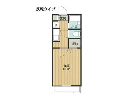 VILLA510 NO.6(1K/2階)の間取り写真