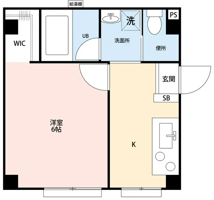 シェモアコトブキ 1階階 間取り