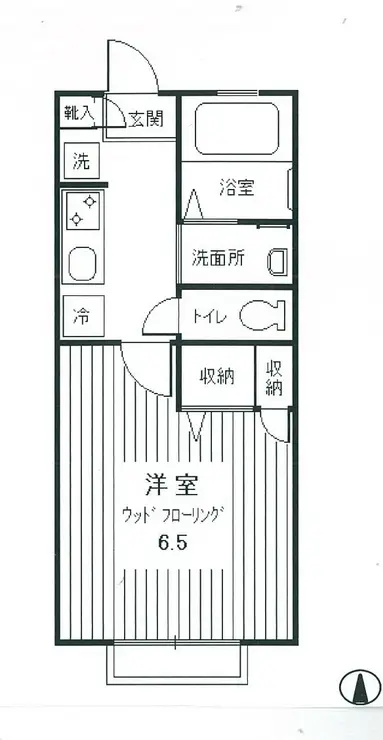 アクシス大森 2階階 間取り