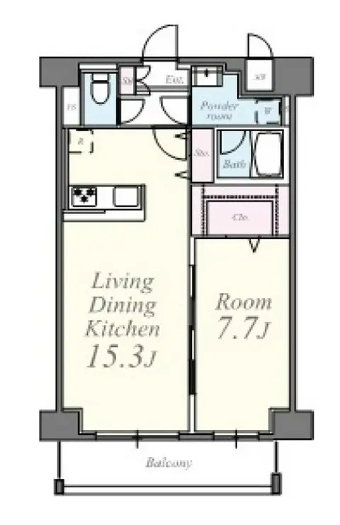 クレシェンテ月島 3階階 間取り